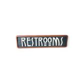 4ft Double Sided Rest Rooms Sign