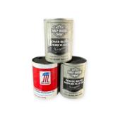 3 Empty Harley Davidson Motorcycle Oil Cans