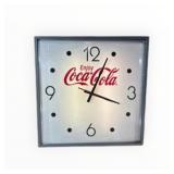 Lighted Coca Cola Clock