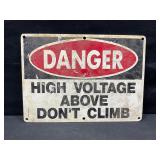 Danger High Voltage Sign