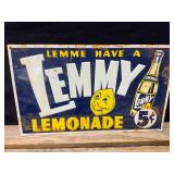 Lemmy Lemonade Metal Embossed Sign
