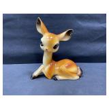 Hard Plastic Big-eyed Fawn Deer Figurine