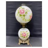 Double Globe Electric Parlor Lamp