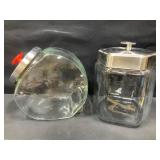 Glass Candy Store Containers
