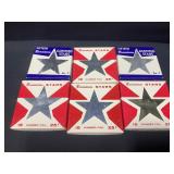 Dennison Gummed Foil Stars with Boxes