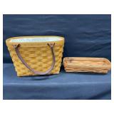 Longaberger Purse and Basket