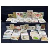 Vintage Holiday Postcards and Cards Lot