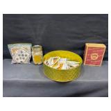 Sewing Tin with Thread and Buttons