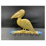 Solid Brass Pelican Key Holder