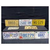 IL, MO, IN, CO, SD, and ND License Plates