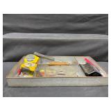 Metal Tool Caddy With Tools