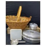 Mirro Roaster Tupperware and Baskets