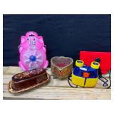 Toys Purse Binoculars Butter Dish