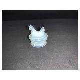 Crystal Art Glass Hen on Nest
