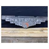 Fruehauf Metal Embossed Sign