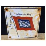 Wabash Powder Coat Porcelain Sign
