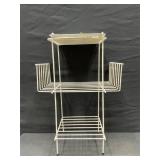 Wire Table with Enamel Top
