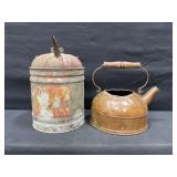 Oil Can and Kettle