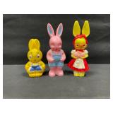 Knickerbocker/Irwin Plastic Easter Bunny Toys