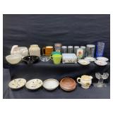 Ceramic Pottery, China, and Various Glassware Lot