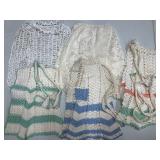 Crocheted Half Aprons