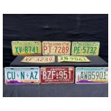AZ and OK License Plates (8)