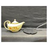 Cast Iron Warmer and Tea Pot