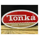 Tonka Metal Embossed Sign