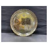Louisa Floragold 13.5ï¿½ Carnival Glass Tray