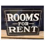 Rooms For Rent Metal Sign