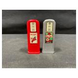 Texaco Salt and Pepper Shakers