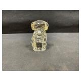 Glass Dog Paperweight