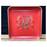 Maxey Peacock Metal Tray
