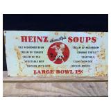 Heinz Soup Metal Embossed Sign