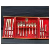 Community Plate Flatware Set with Case