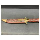 Shibriya Dagger Brass Mechanism on Scabbard