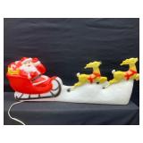 Santa Sled Reindeer Union Blow Mold Mold-Works