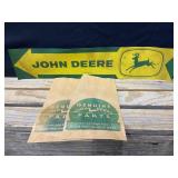 John Deere Decal and Parts Sacks