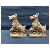 Syroco Wood Scottish Terrier Bookends