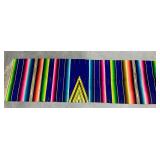Mexican Serape Blanket 84 x 25 inches