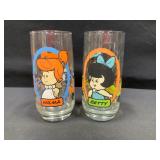 Pizza Hut Collectorï¿½s Glasses 1986