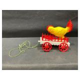 Ideal Toy Corp. Peeking Chicken Pull Toy