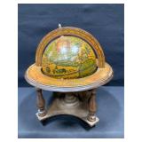 Zodiac Globe on a Wooden Stand