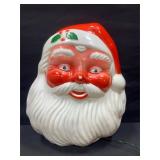 NOMA Light Up Santa Face Wall Decoration-Works