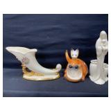 Haeger Pottery, Spaulding China & Kangaroo Planter