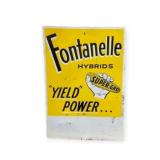 Fontanelle Hybrid Seed Painted Metal Sign