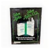 Salem Lights Tobacco Embossed Metal Sign
