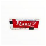 Banner Trim Painted Metal Sign