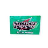 Interstate Batteries Embossed Metal Sign