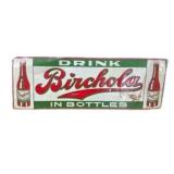 Birchola Beverage Embossed Metal Sign